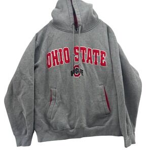 Ohio State Buckeyes NCAA Champs Sports Hoodie Sweatshirt Adult Medium Gray